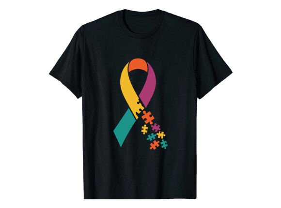 Autism Awareness Ribon T-shirt Design Review for Real Projects