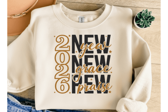 Hello 2026 Sublimation PNG: A Faith-Filled New Year Embroidery Design