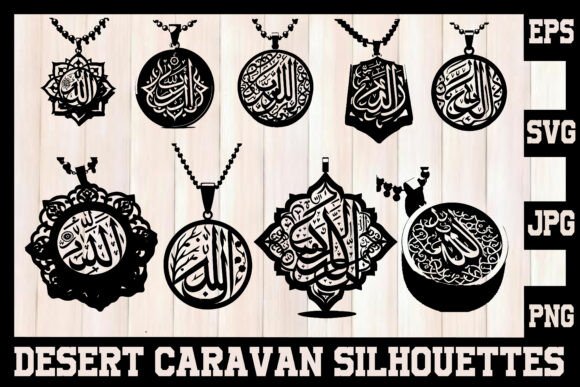 Islamic Calligraphy Pendant Bundle Review for Embroidery Projects