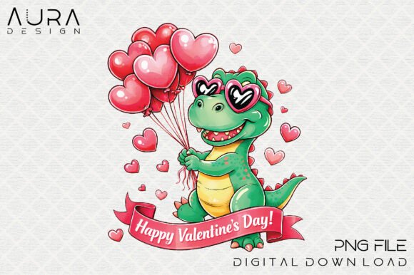 Retro Valentine Dinosaur Holding Heart P Review
