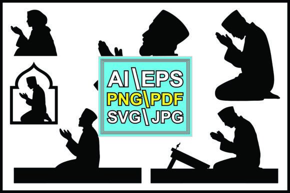 Review of Silhouettes of People Praying Bundle