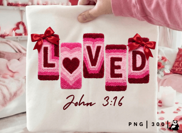 Valentine Latch Hook Loved John, 3.16 Png Review for Real Projects